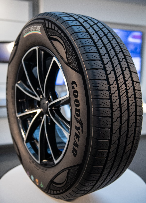 固特異推出含可持續性材料90%的示范輪胎